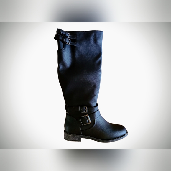 JUSTFAB Black Hally Boot NIP Size 8 - Picture 3 of 6